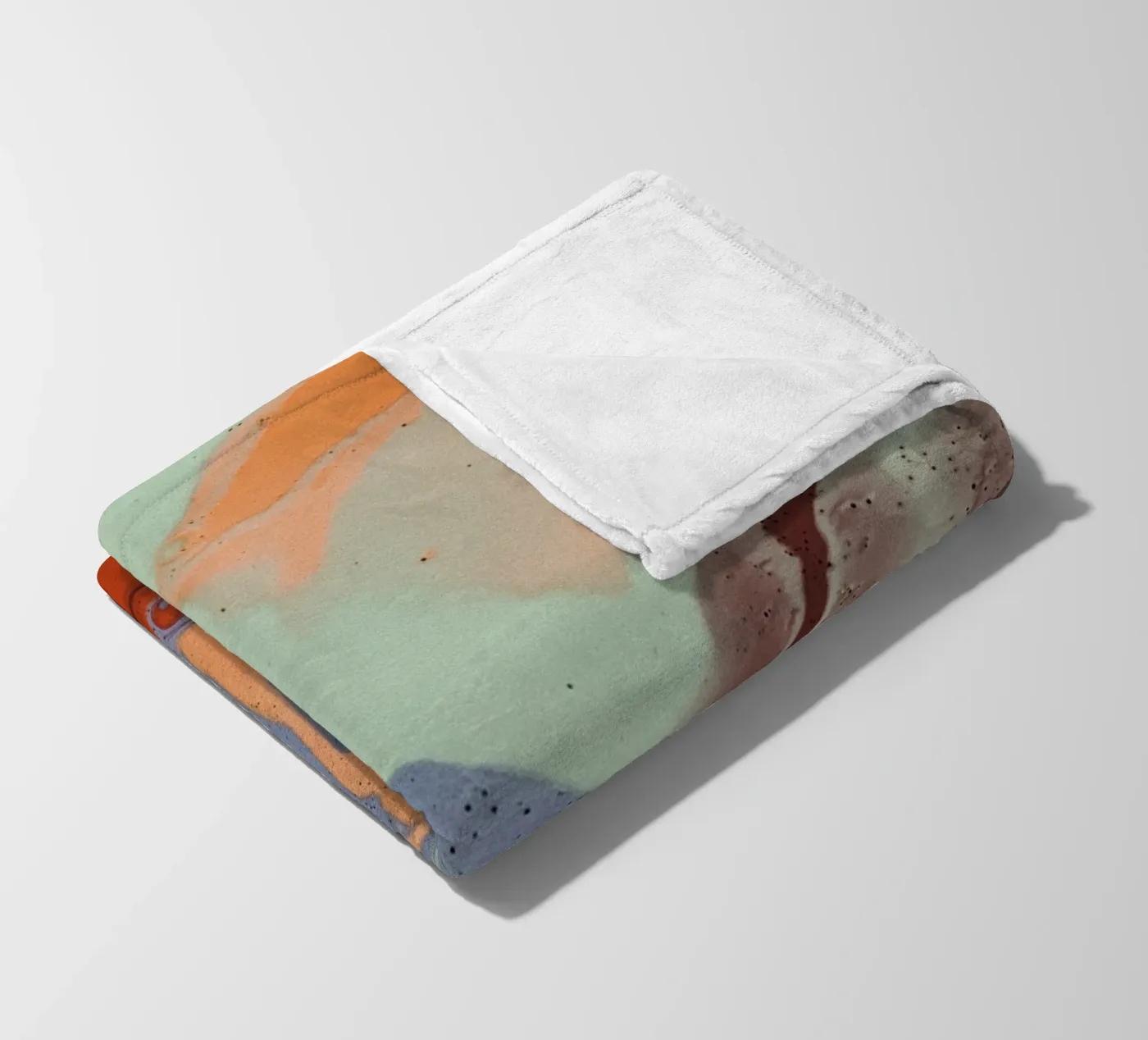 Marbled Fleecedecke von LisaArtes