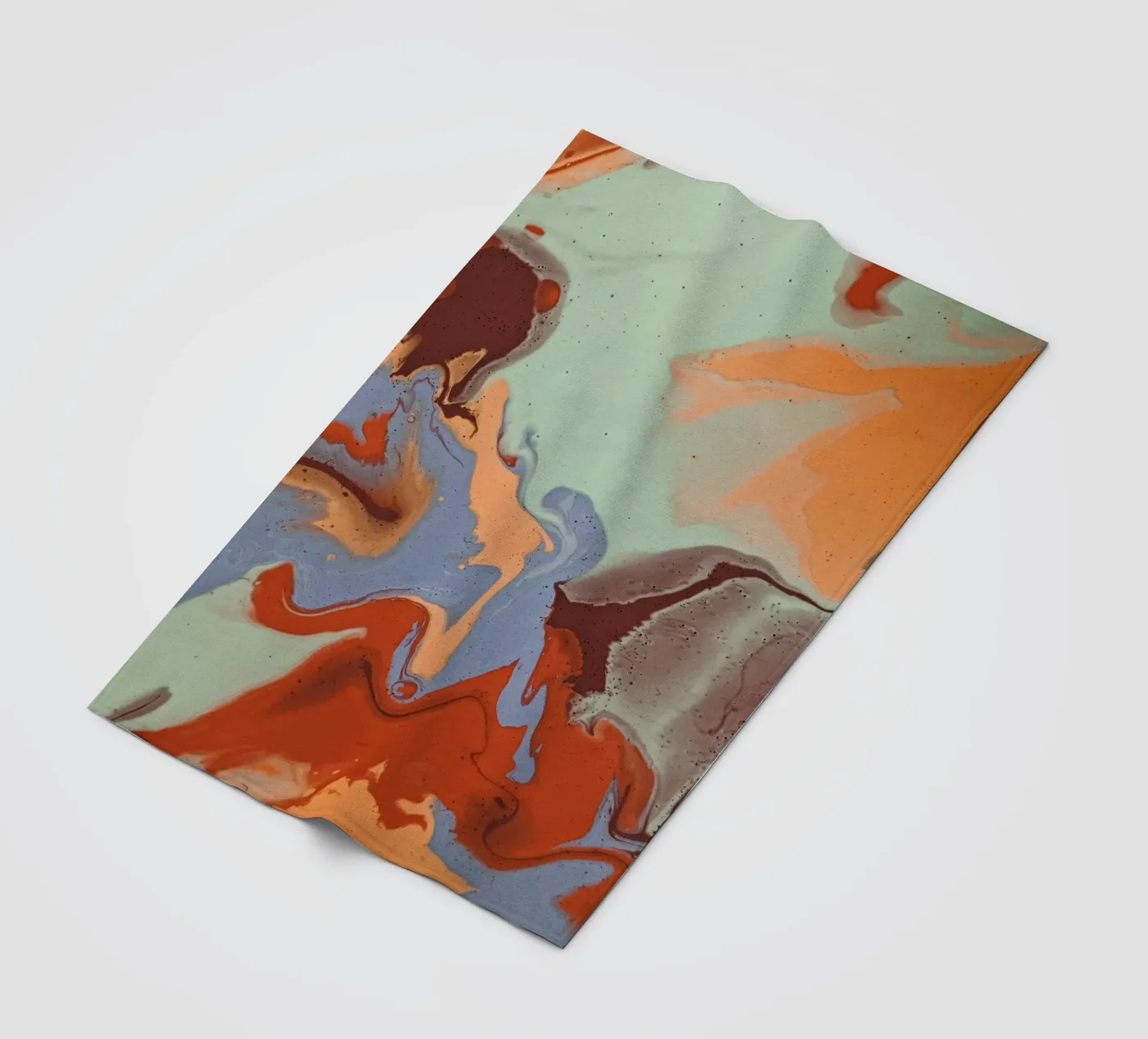 Marbled Fleecedecke von LisaArtes