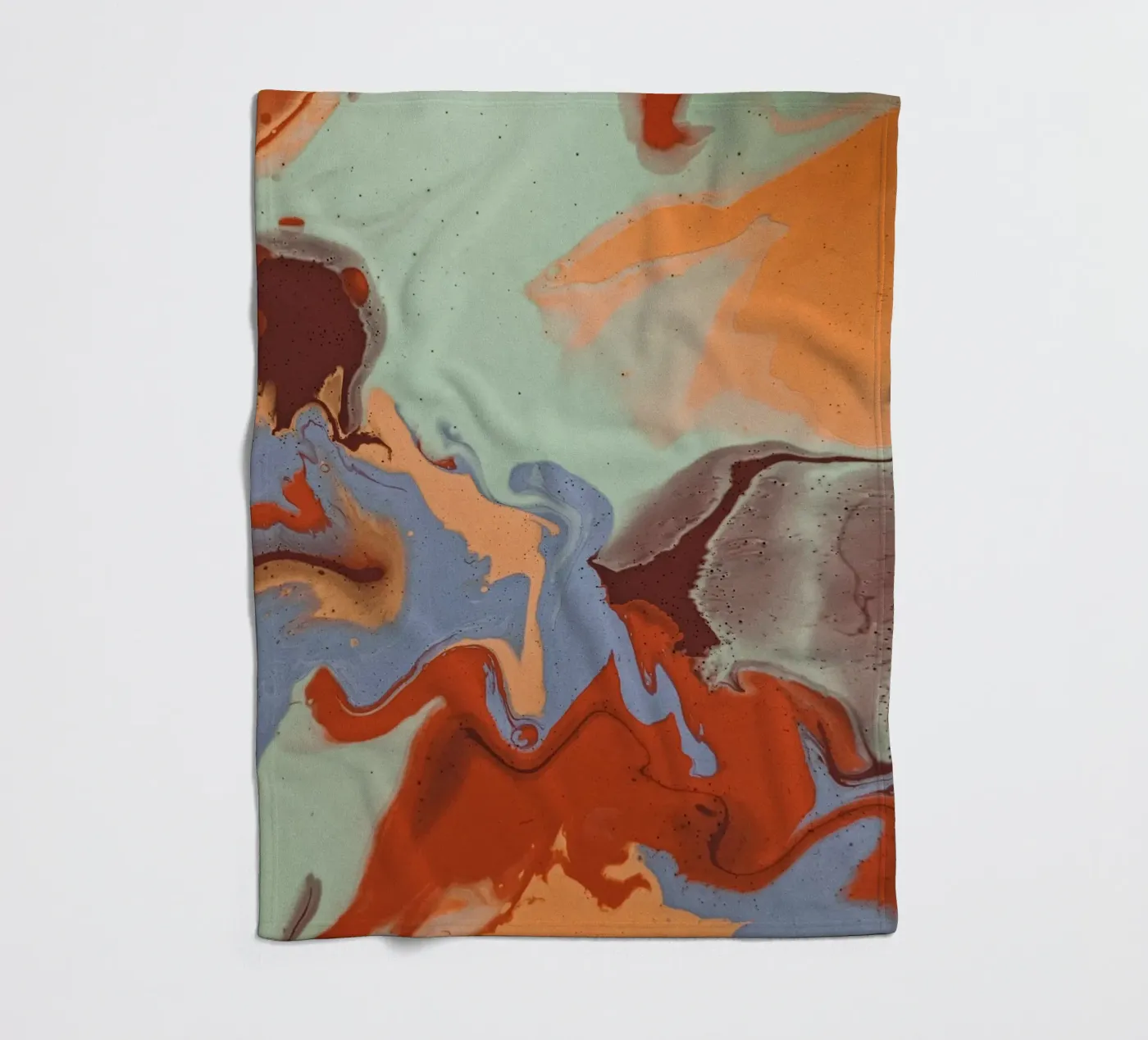 Marbled fleece blanket by LisaArtes