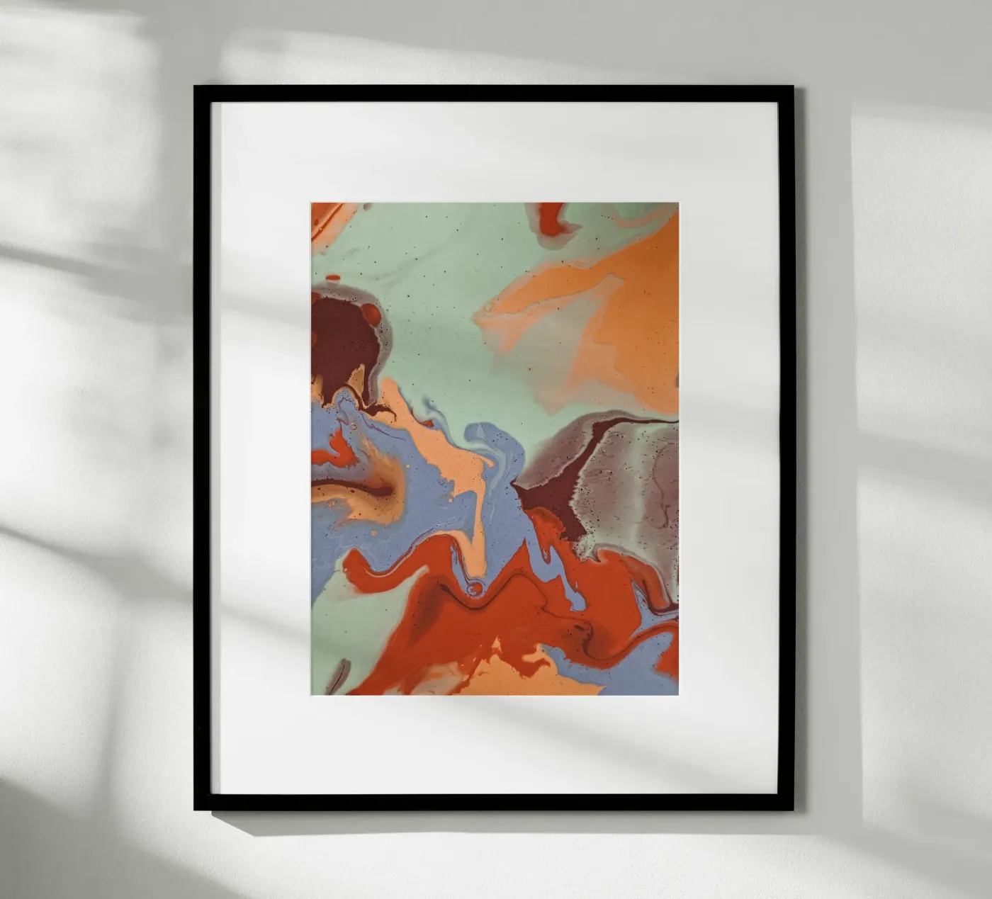 Marbled poster by LisaArtes