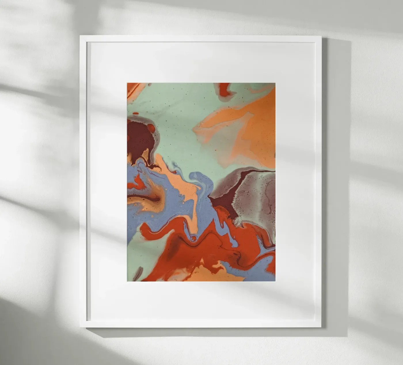 Marbled poster by LisaArtes