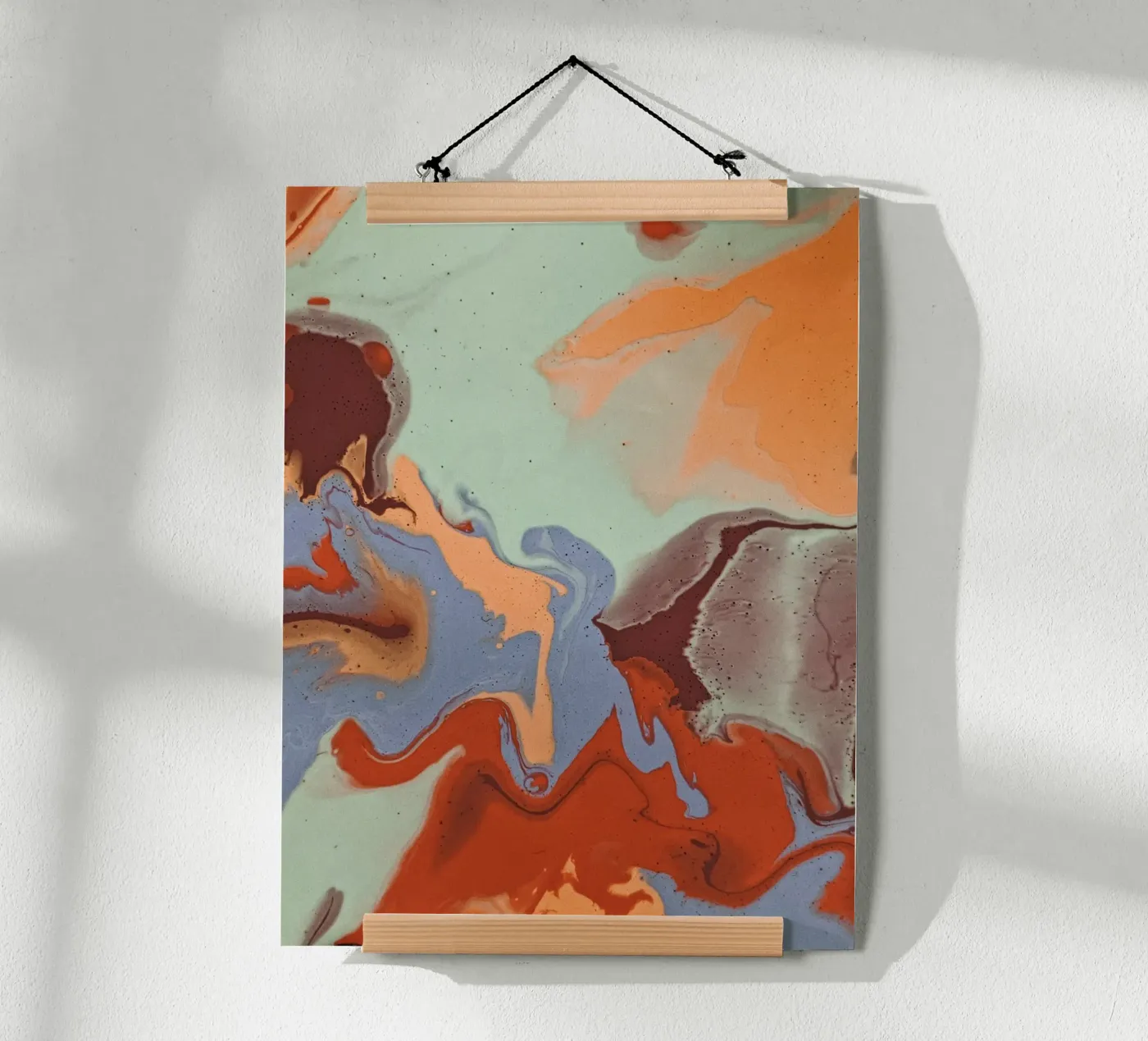 Marbled poster by LisaArtes