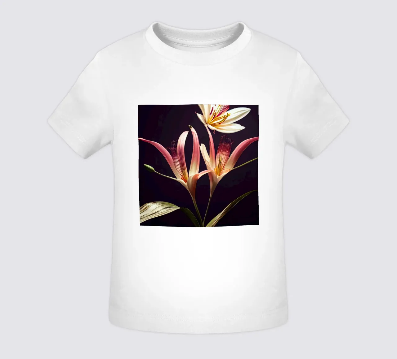 Macro fleur de lys asiatique t-shirt pour bébé de Bold Blooms