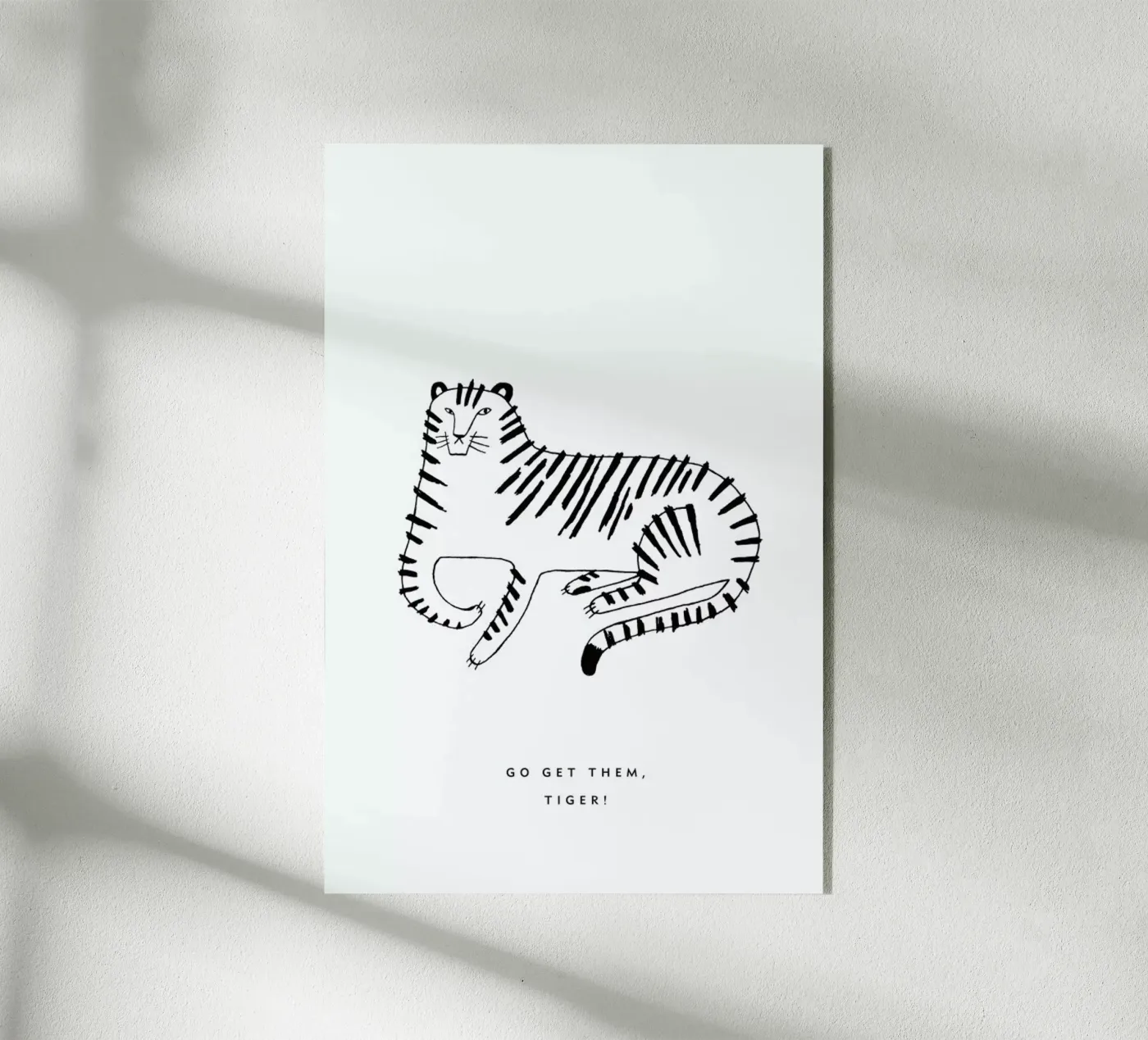 Tiger plexiglas de typealive