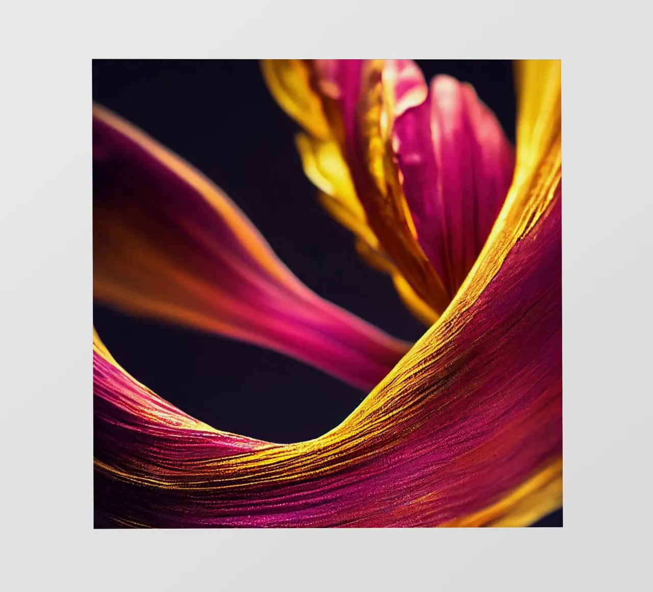 Macro Fiore di curcuma nera pellicola backlit da Bold Blooms
