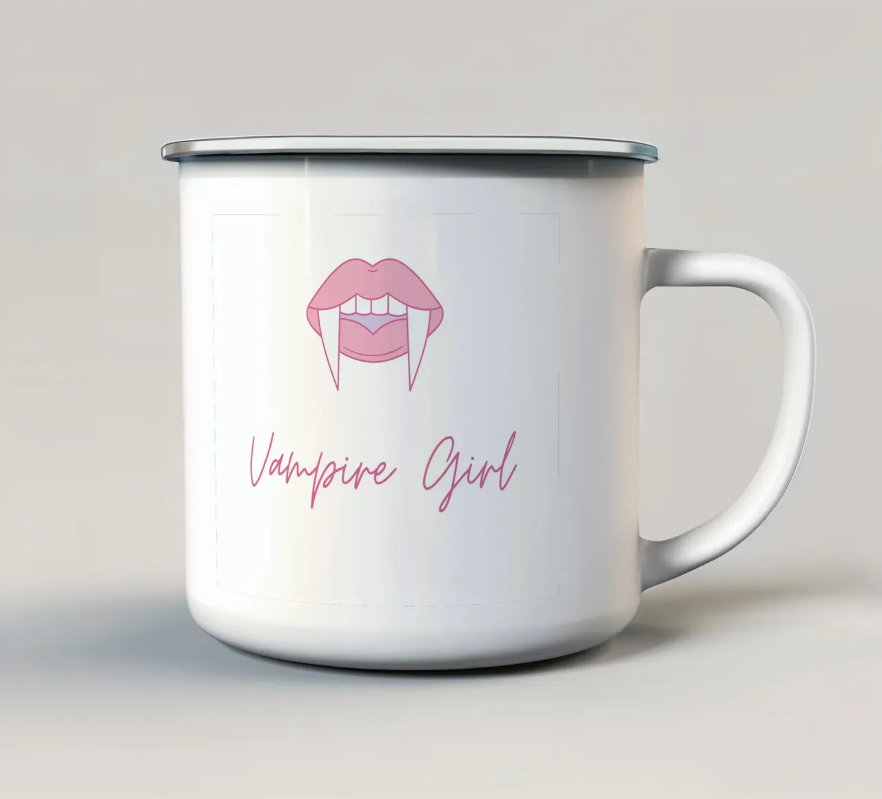 Vampire Girl tazza in smalto da Dreamer10