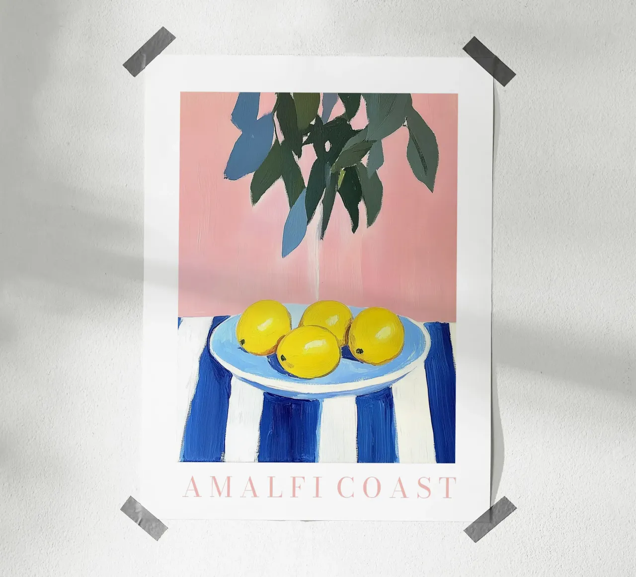 Quattro limoni in Costiera Amalfitana poster da studiofox