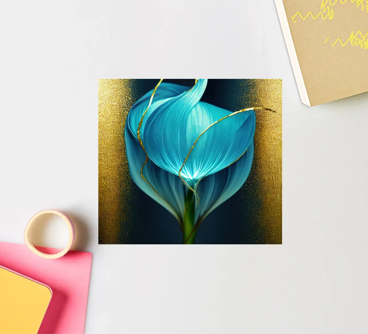 Macro Blue Morning Glory Flower sticker by Bold Blooms