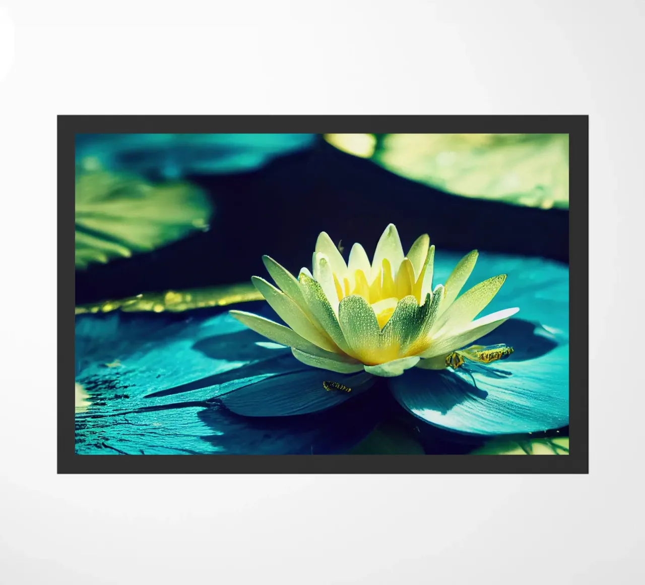 Macro fiore di ninfea blu zerbino da Bold Blooms