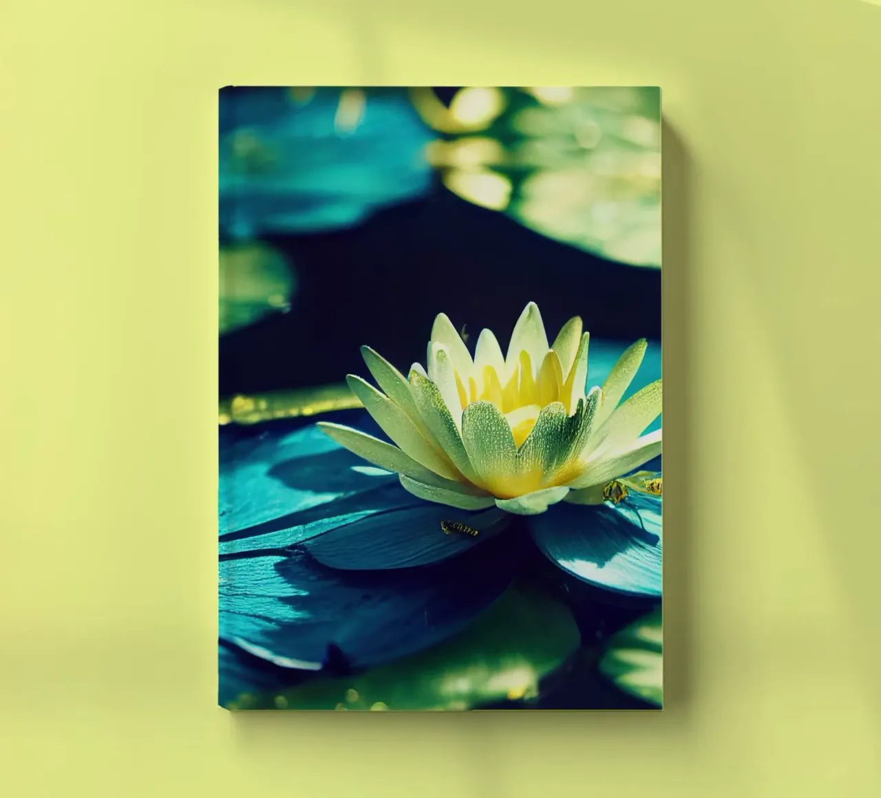 Macro fiore di ninfea blu diario da Bold Blooms
