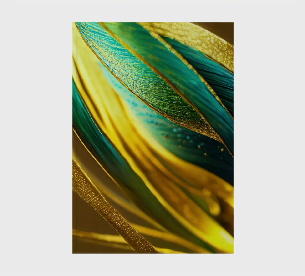 Macro Bluebell Flower notebook by Bold Blooms