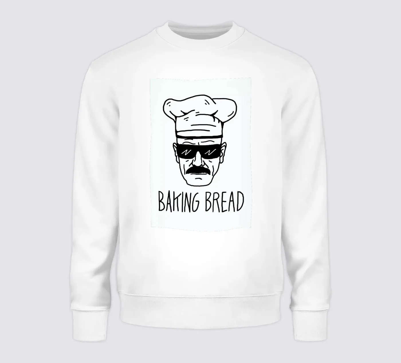 Bake Bread sweatshirt by Nick Cocozza