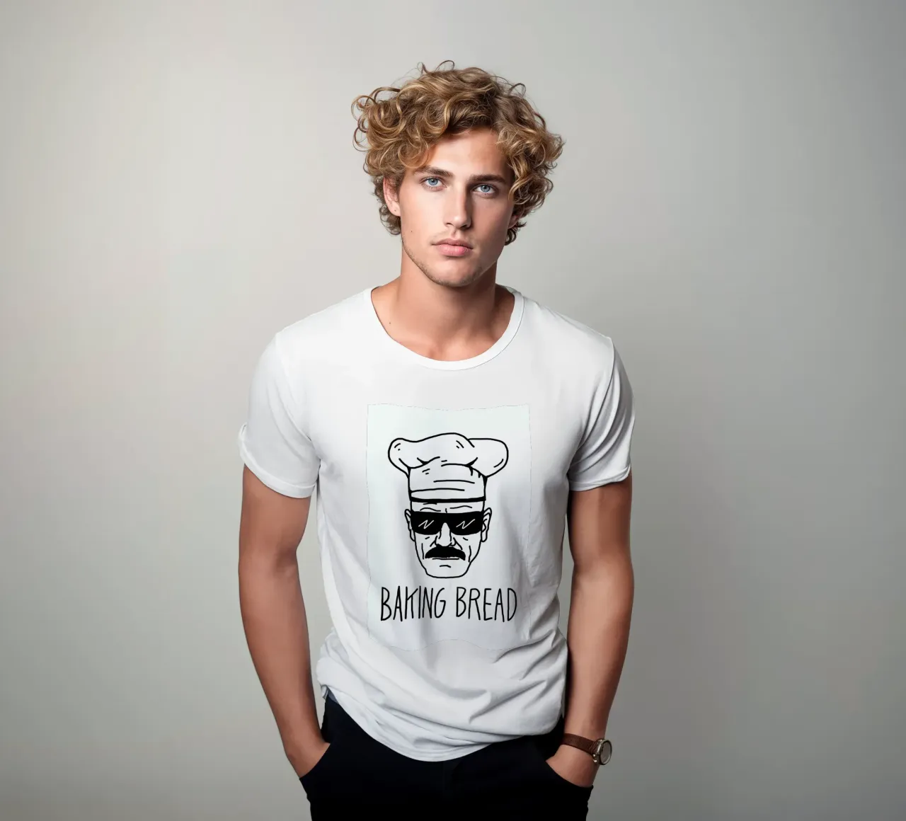 Bake Bread t-shirt da Nick Cocozza