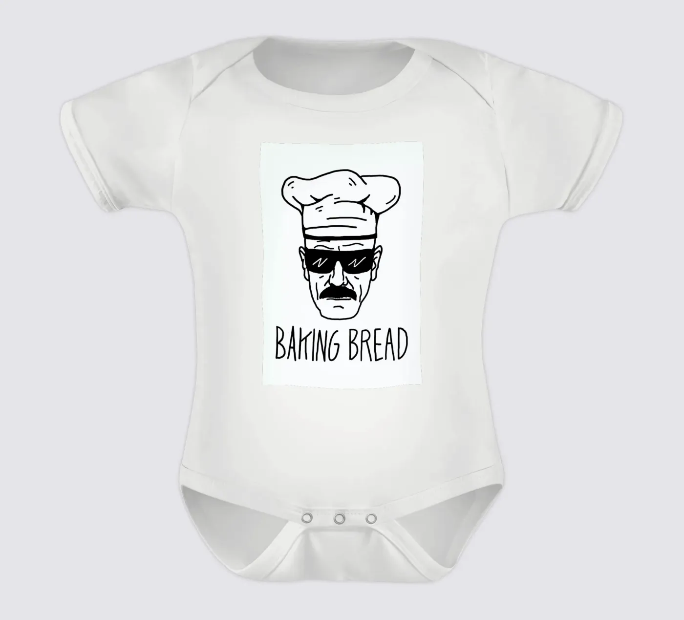 Bake Bread babyrompertje korte mouwen van Nick Cocozza