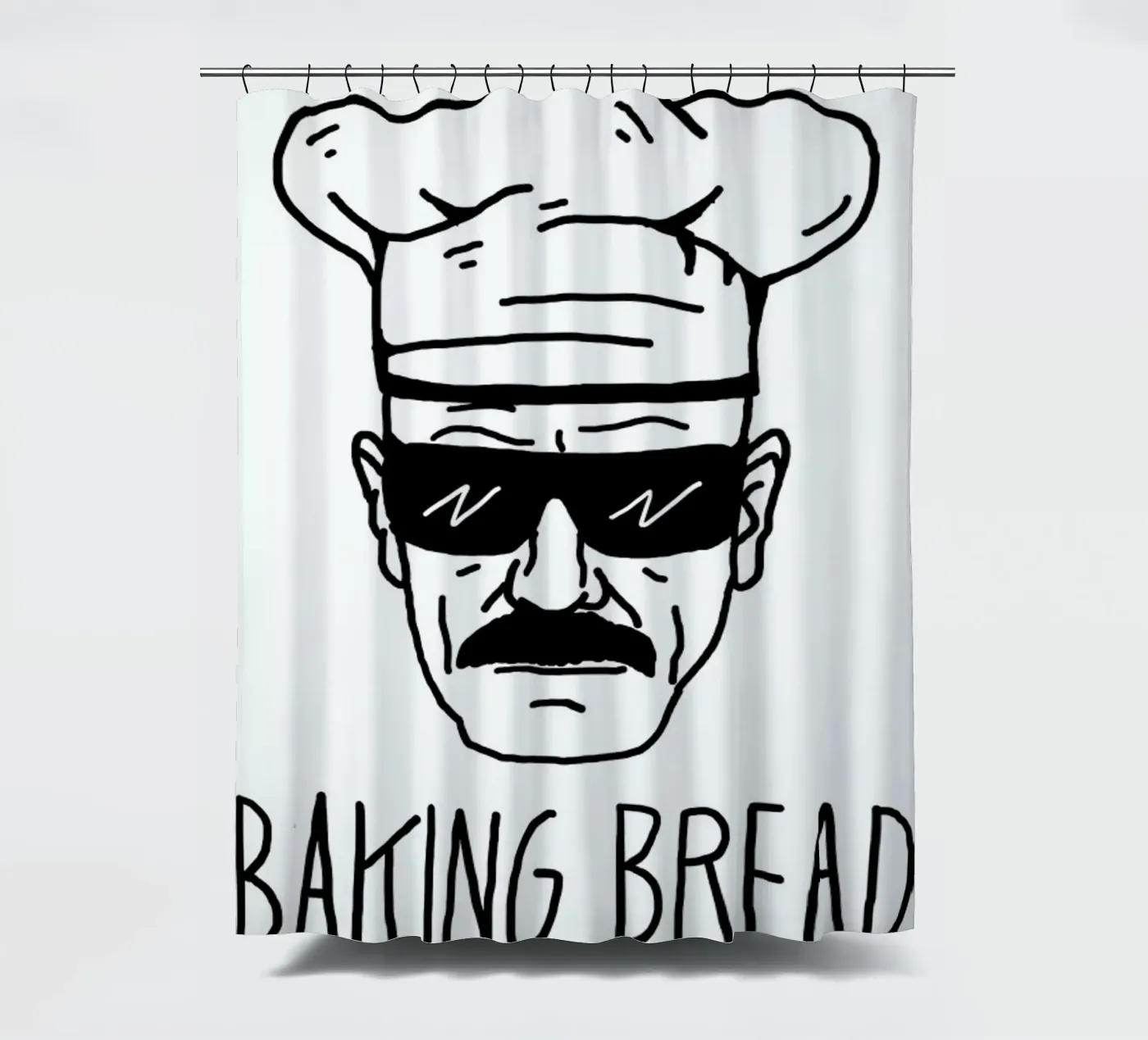 Bake Bread Duschvorhang von Nick Cocozza