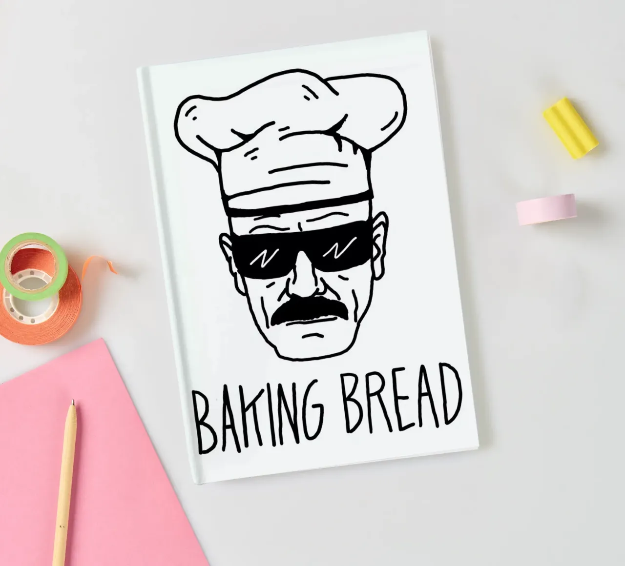 Bake Bread notebook by Nick Cocozza