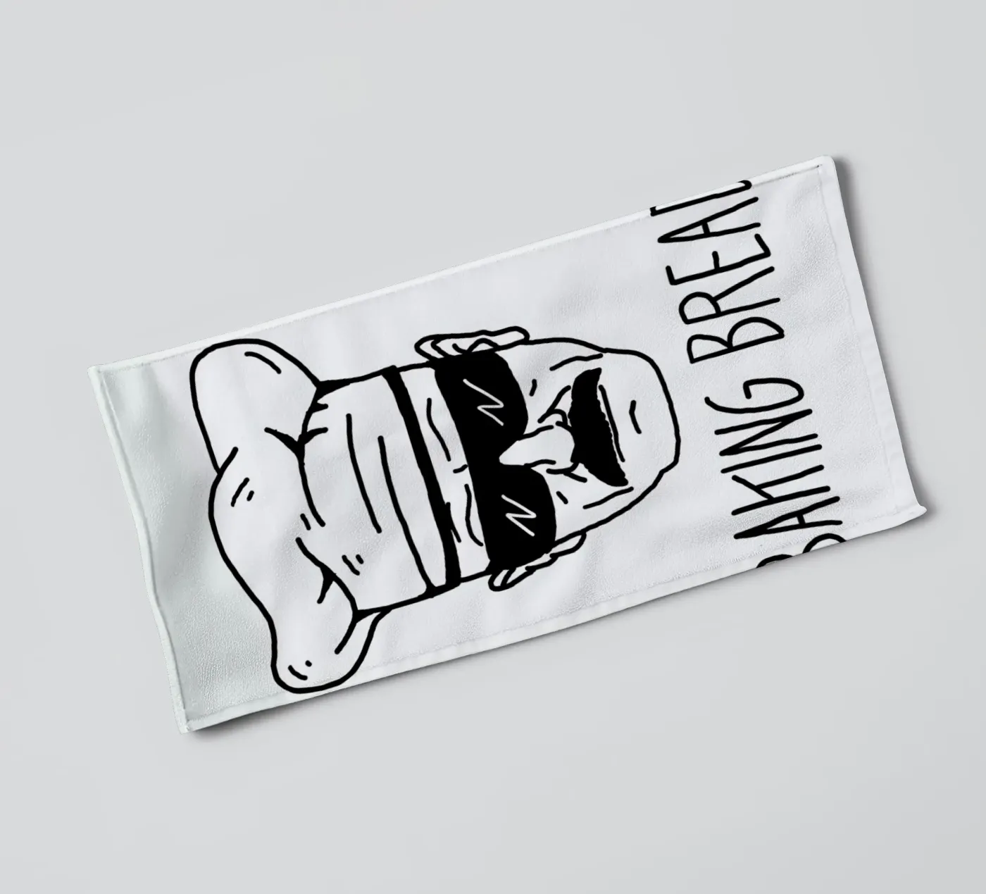 Bake Bread badhanddoek van Nick Cocozza