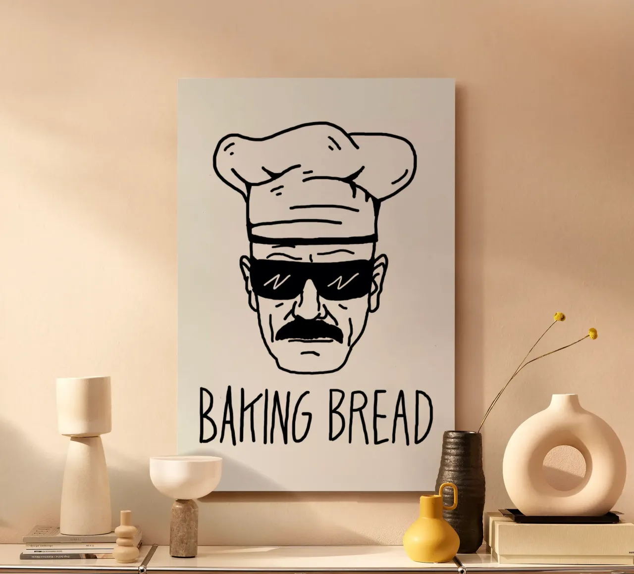 Bake Bread alu-dibond by Nick Cocozza