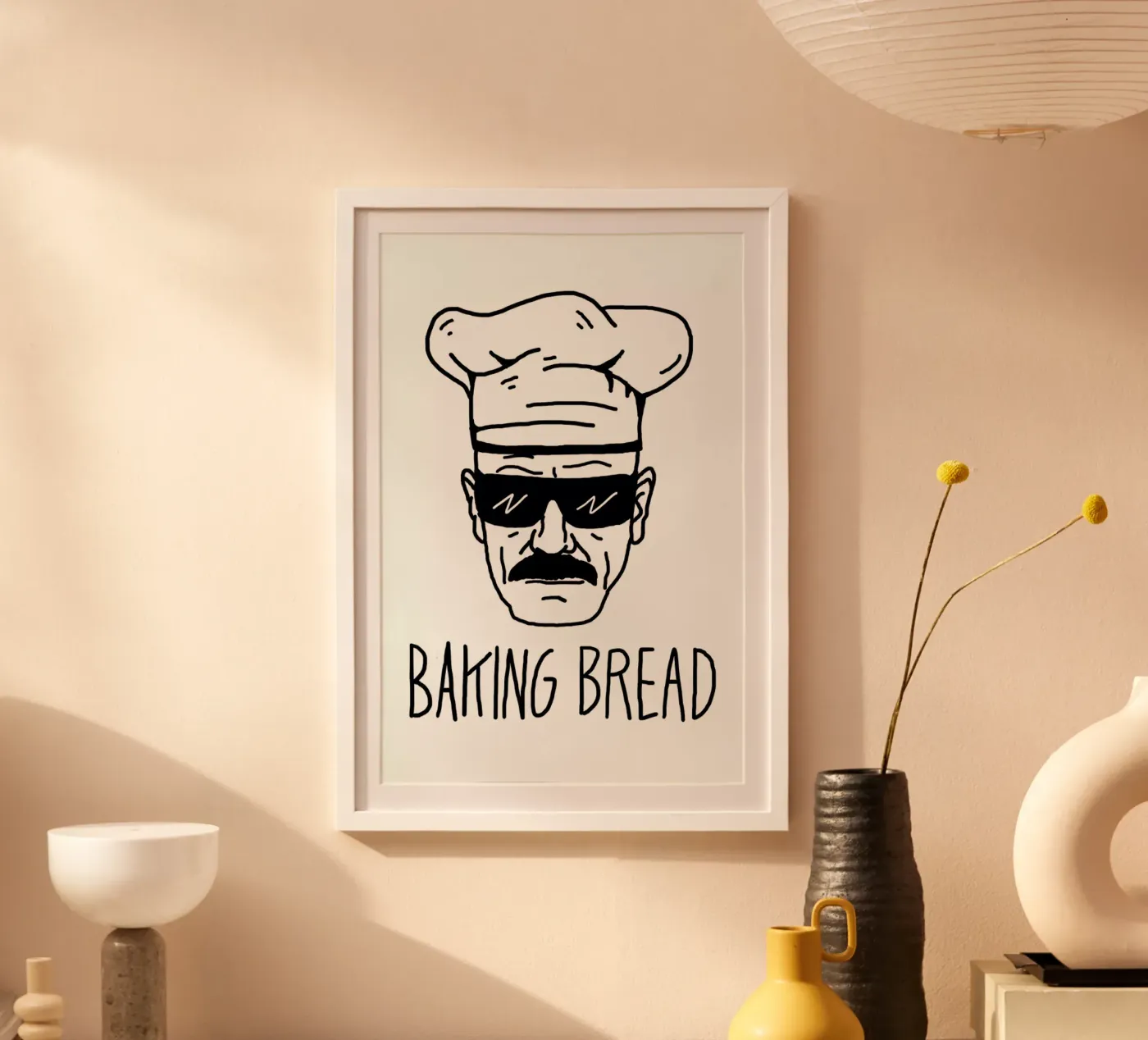 Bake Bread Poster von Nick Cocozza