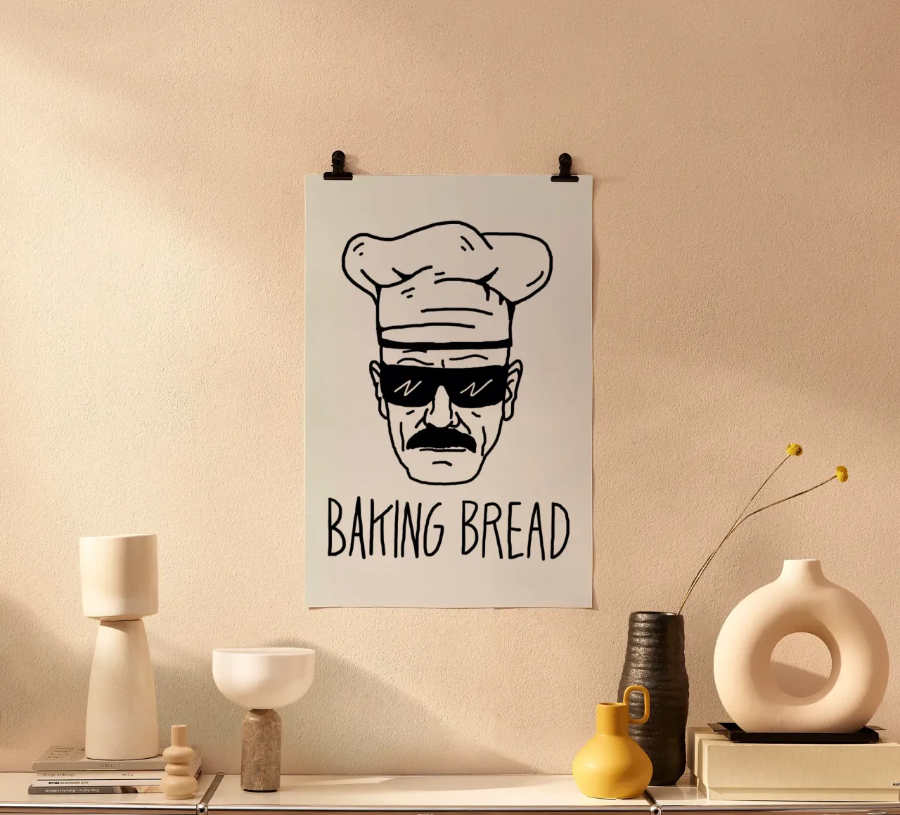 Bake Bread poster da Nick Cocozza