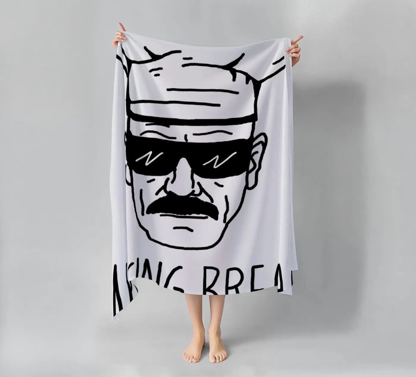 Bake Bread beach towel by Nick Cocozza