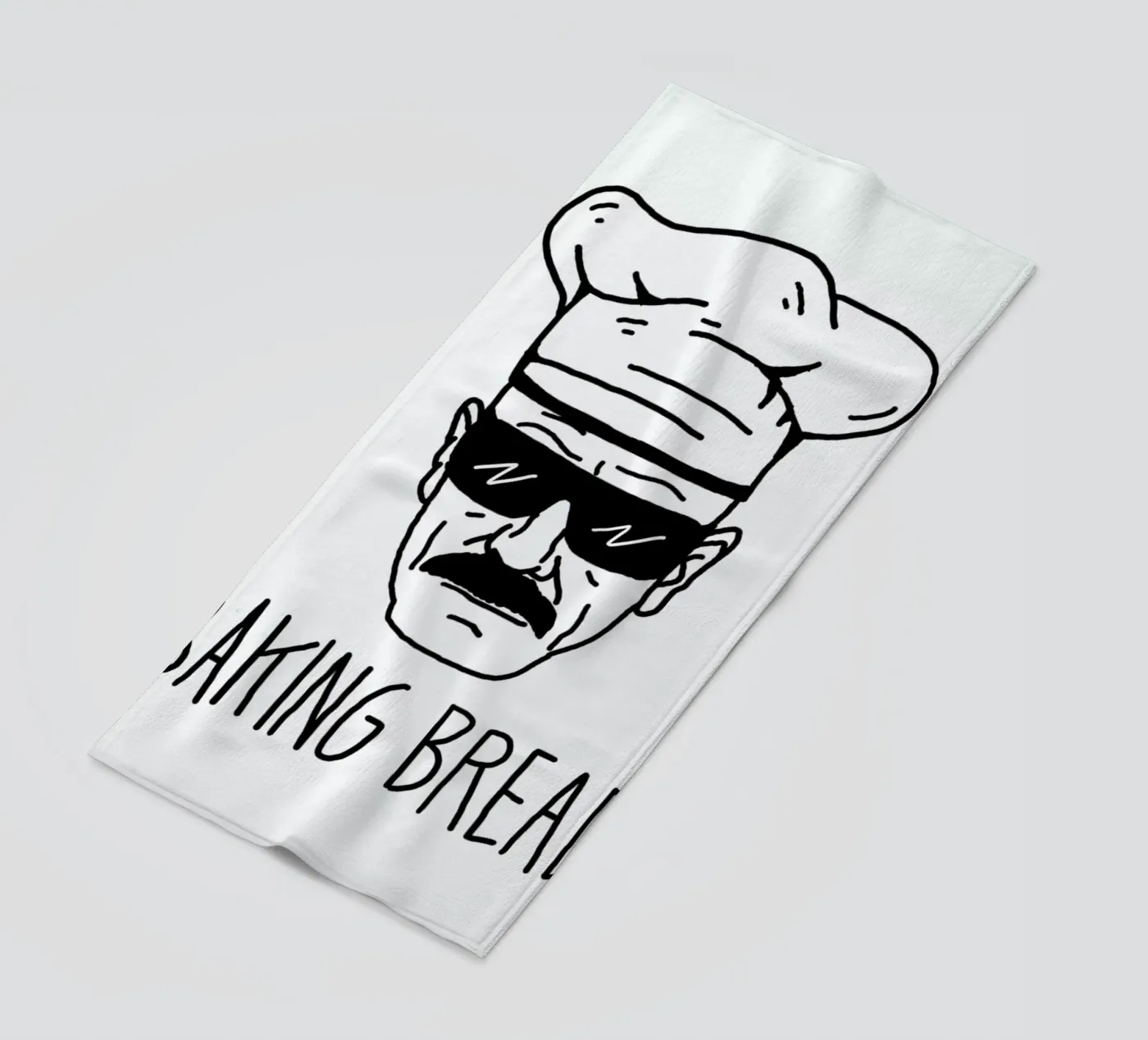 Bake Bread beach towel by Nick Cocozza