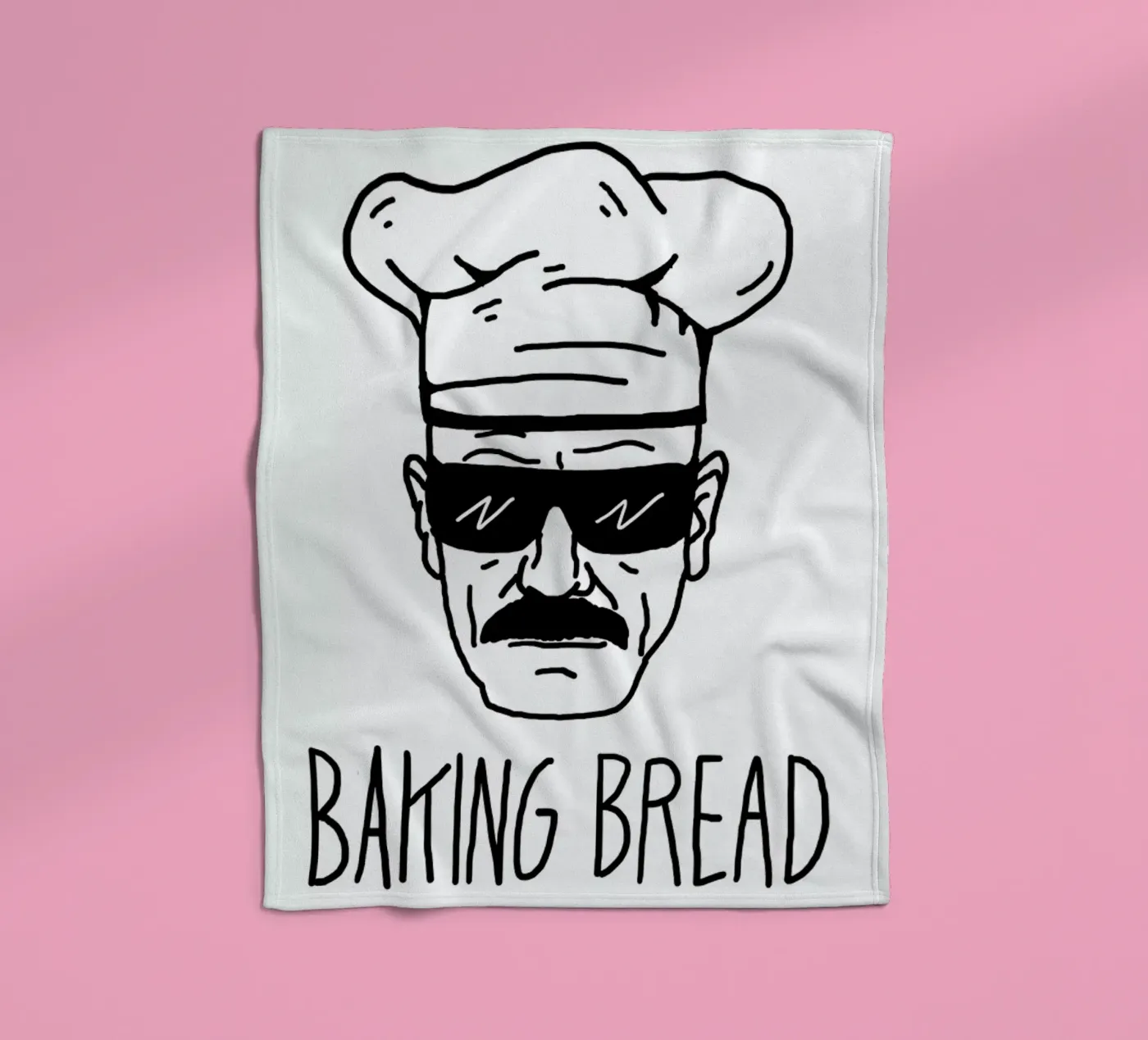 Bake Bread Fleecedecke von Nick Cocozza