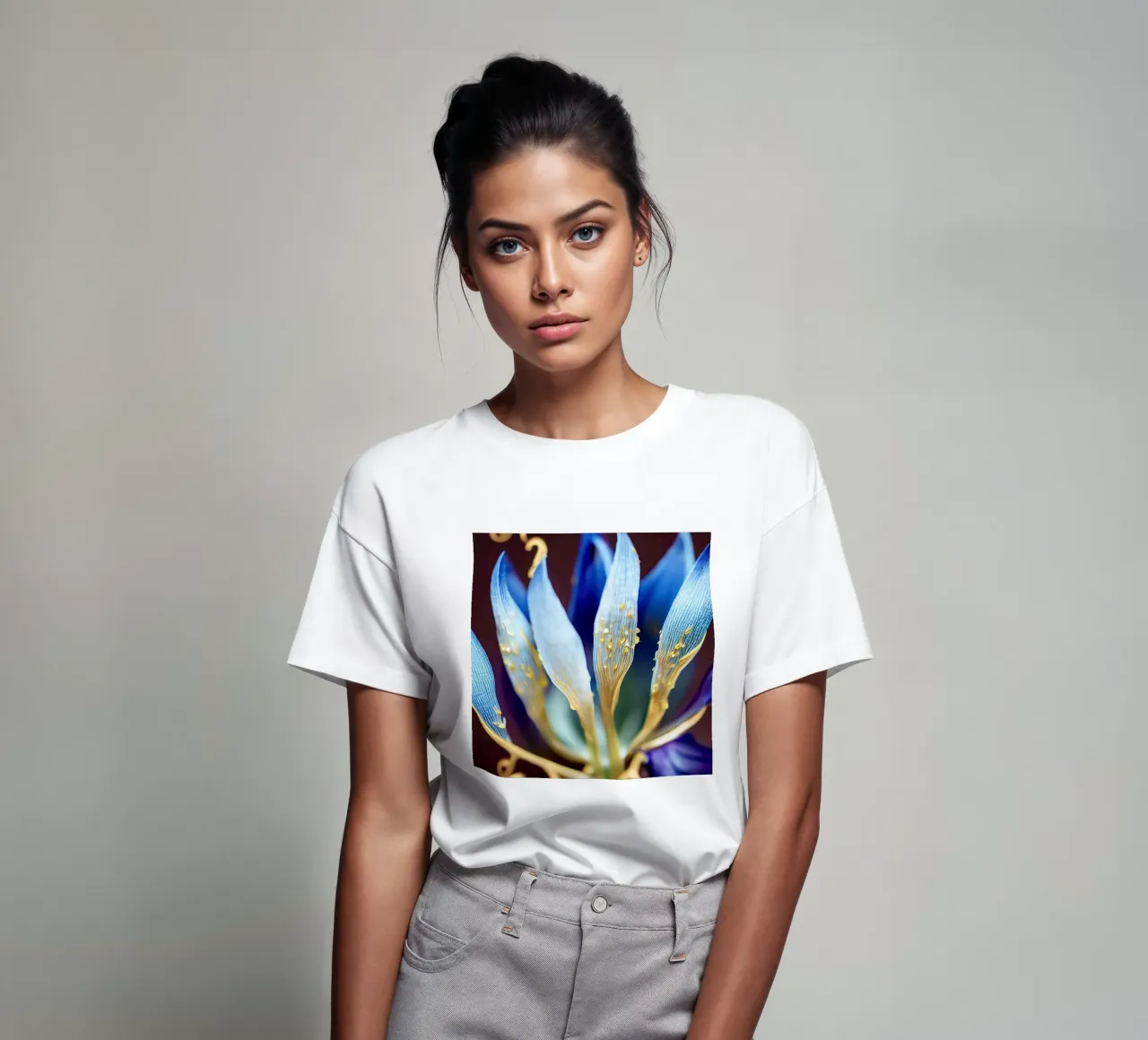 Macro fiore di campanula t-shirt da Bold Blooms