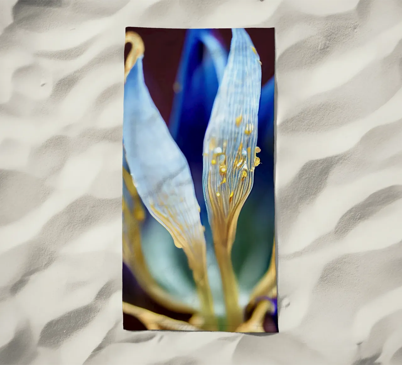 Macro fiore di campanula telo mare da Bold Blooms