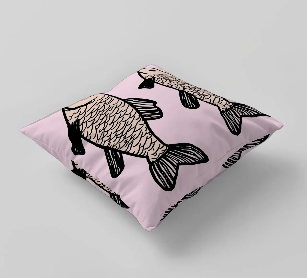 Two identical fish cuscino da ramosashop
