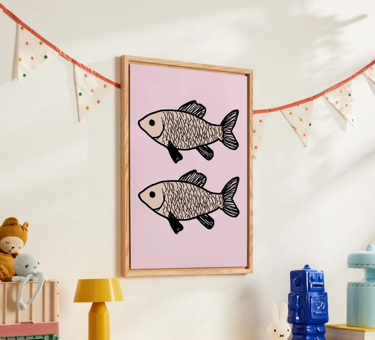 Two identical fish plexiglass da ramosashop