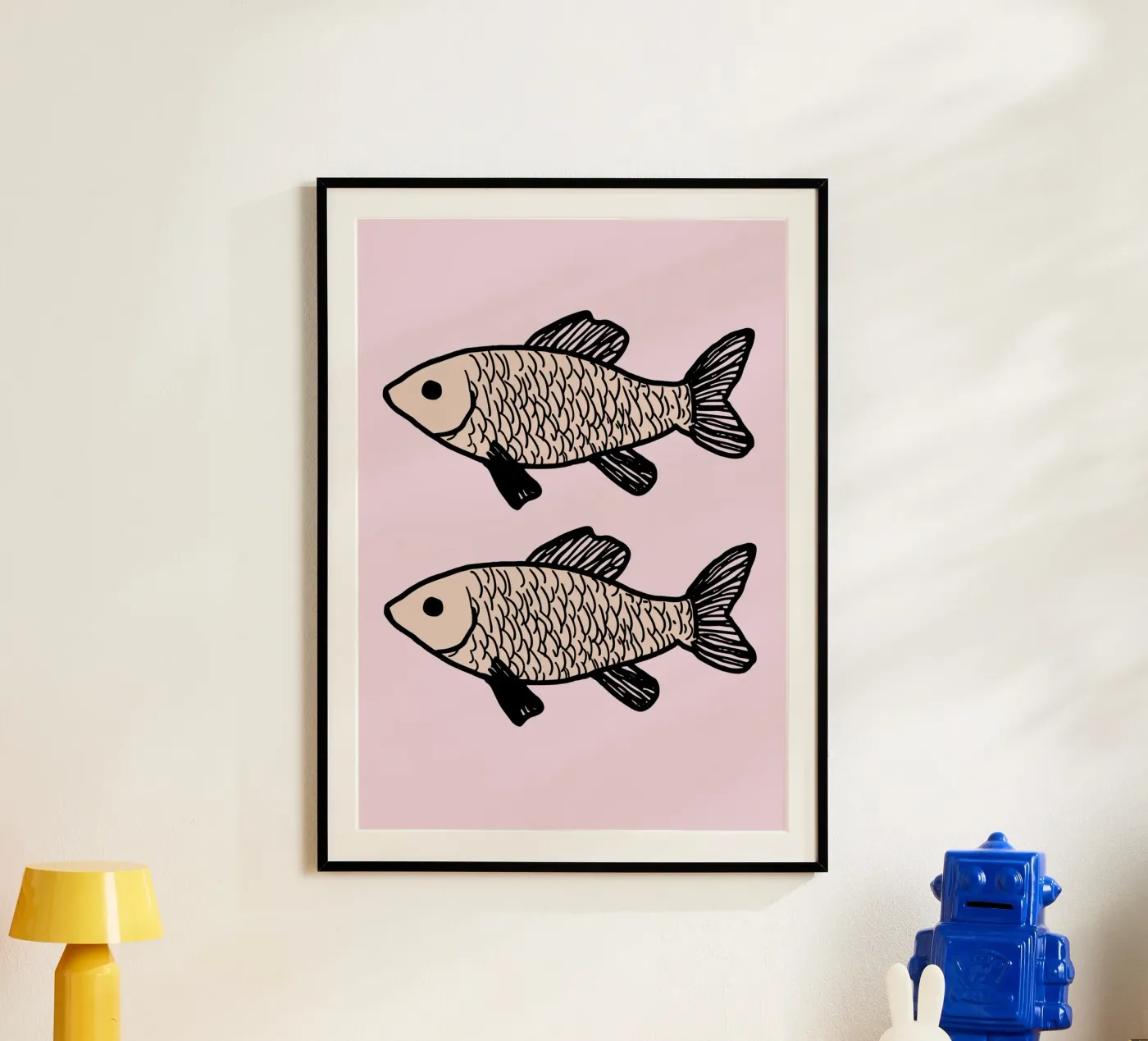 Two identical fish poster da ramosashop