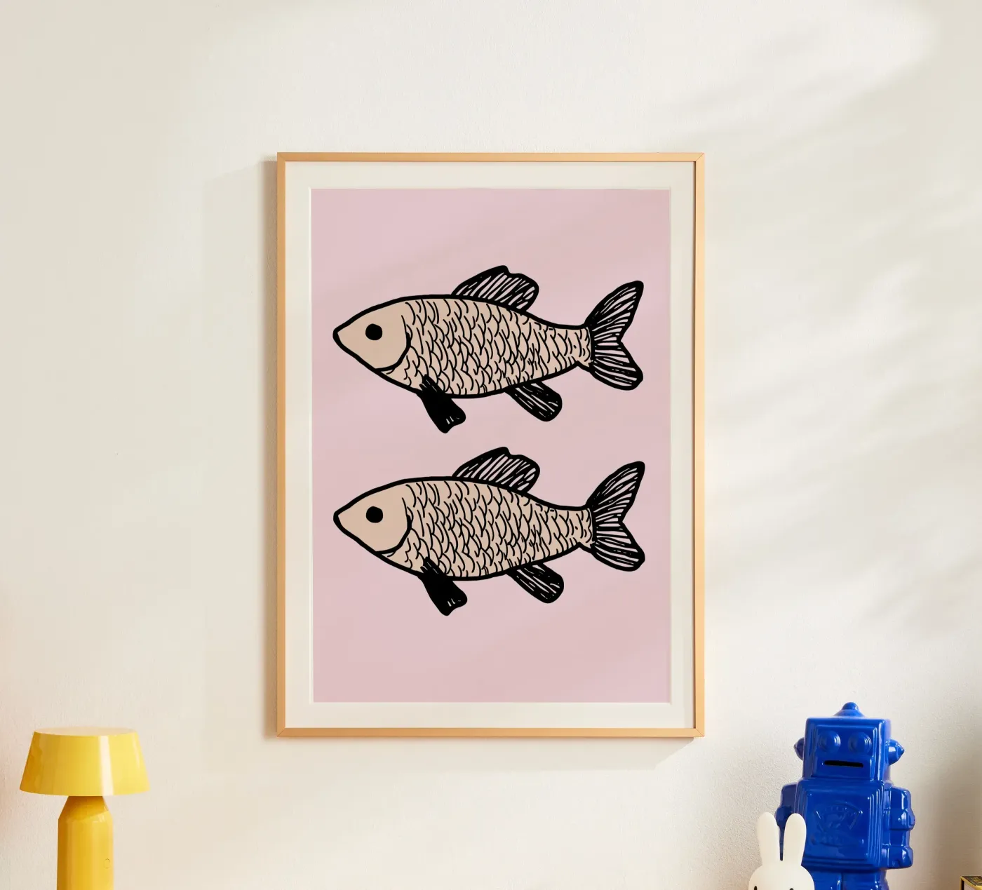 Two identical fish poster da ramosashop