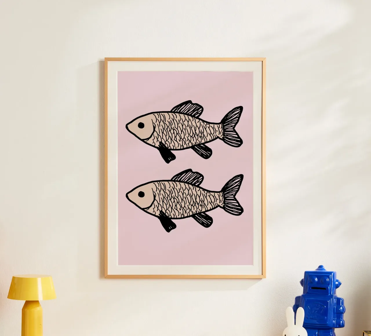 Two identical fish poster da ramosashop