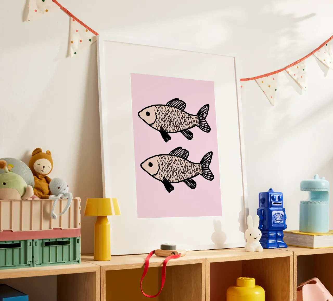Two identical fish poster da ramosashop
