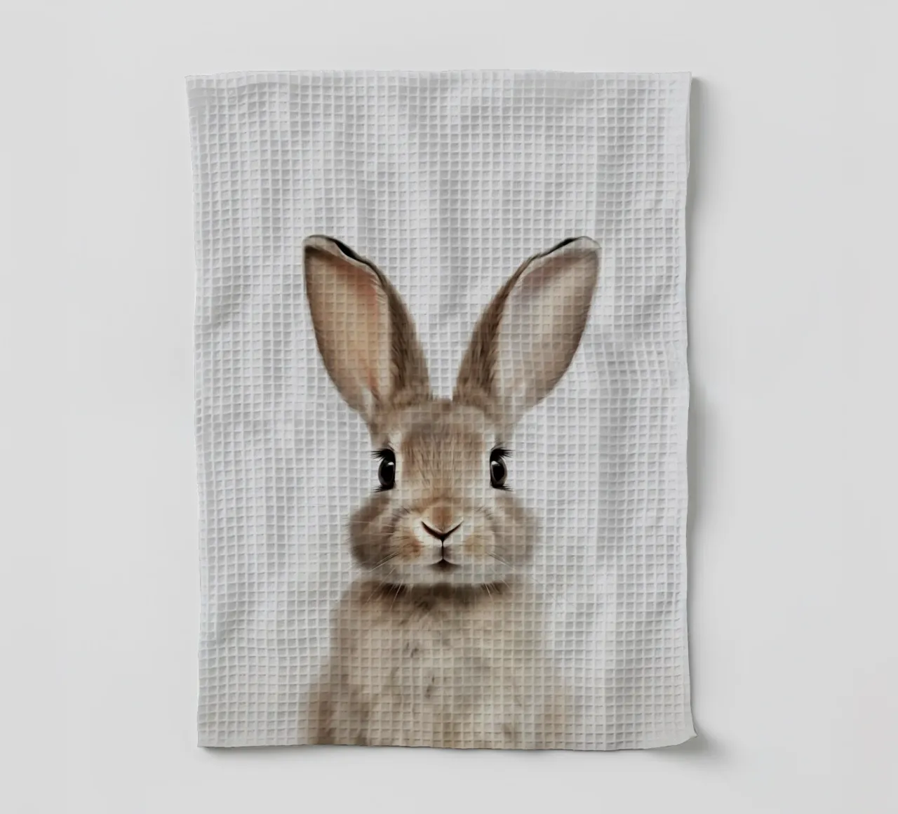 Charly Lapin mignon torchon de Carinaprint