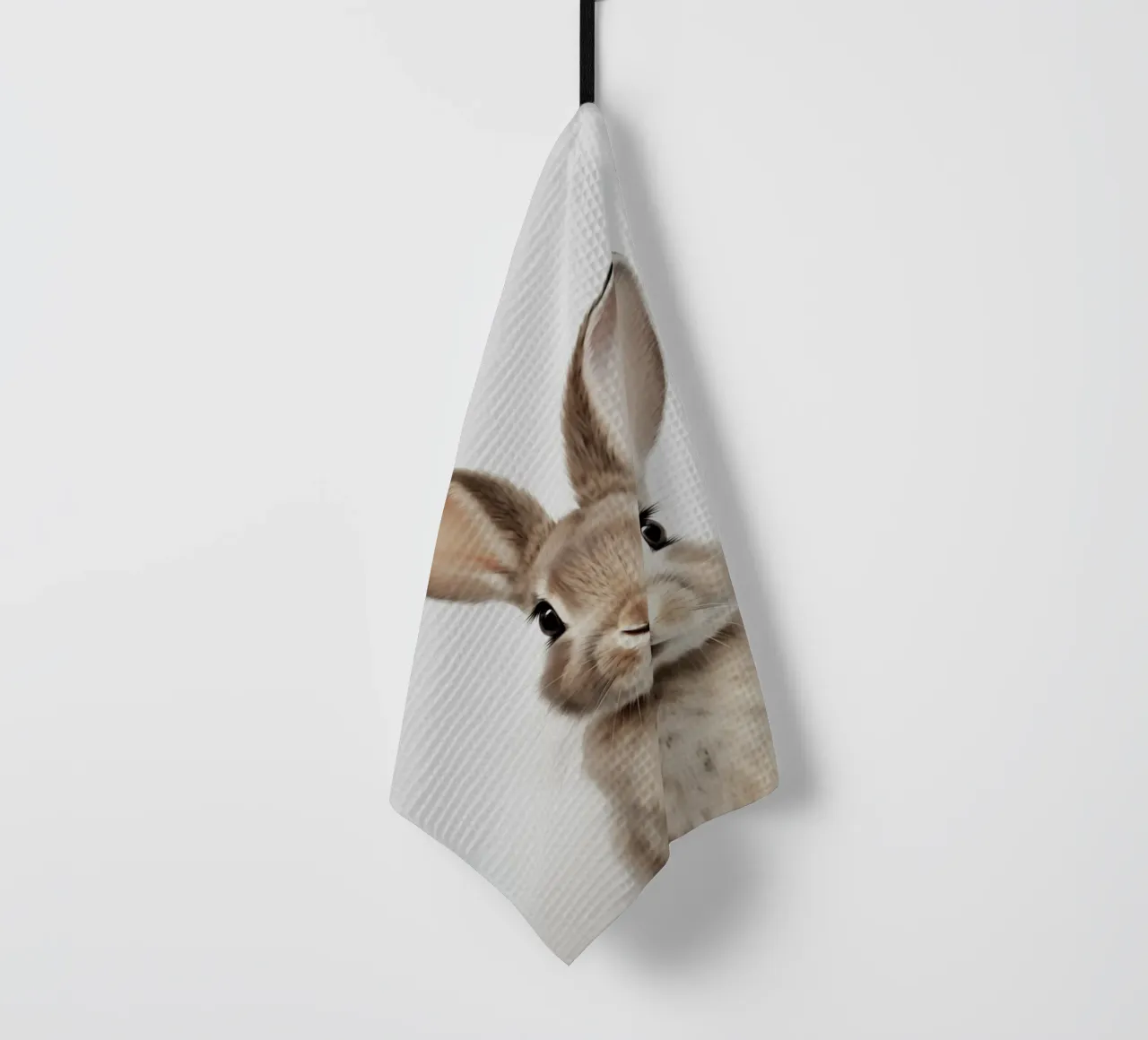 Charly Lapin mignon torchon de Carinaprint