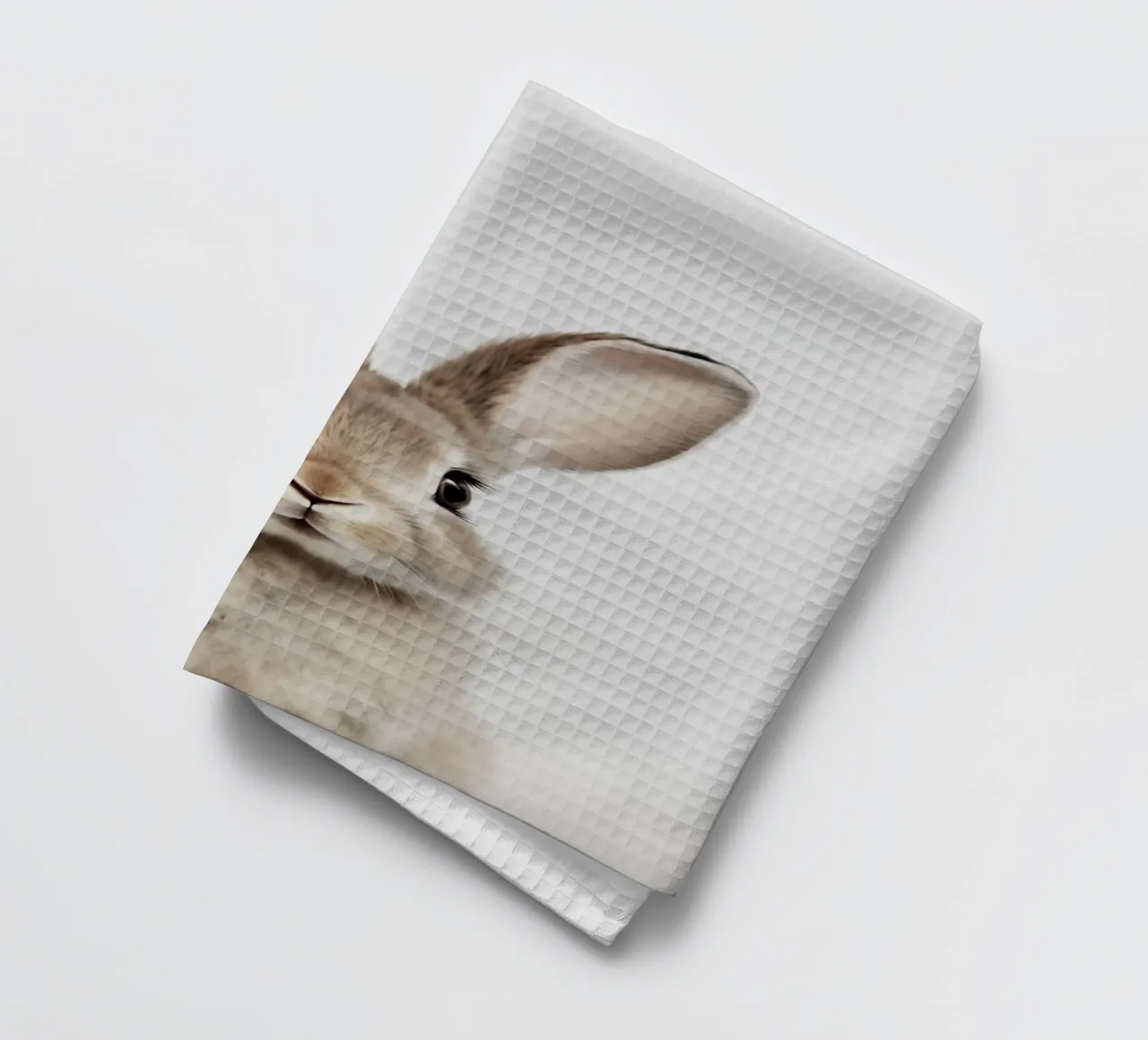 Charly Lapin mignon torchon de Carinaprint