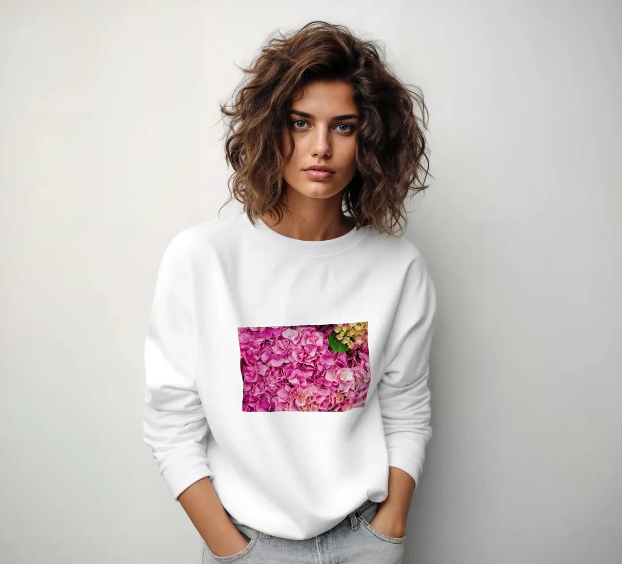 Hortensia Pink felpa da Curious Collections by Marielle Leenders