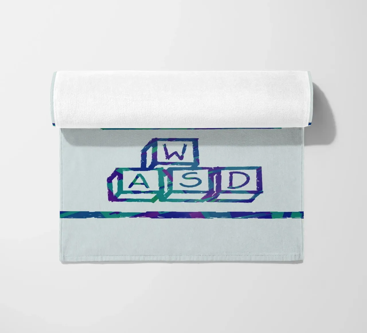 That's how I move wasd beach towel by Loobs