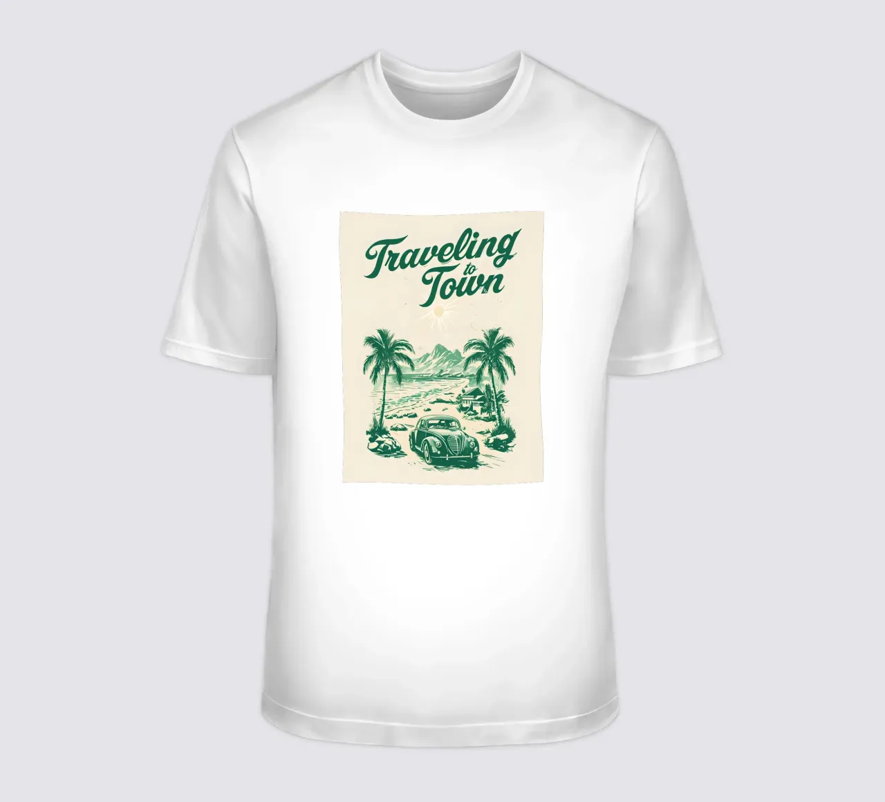 Viaggio in città retrò t-shirt da RETRO VINTAGE EDITION