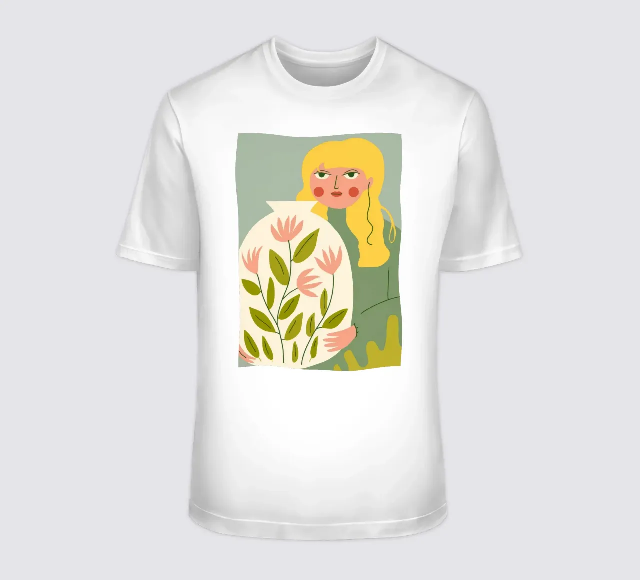 Ritratto di bouquet di fiori t-shirt da Emery Kate