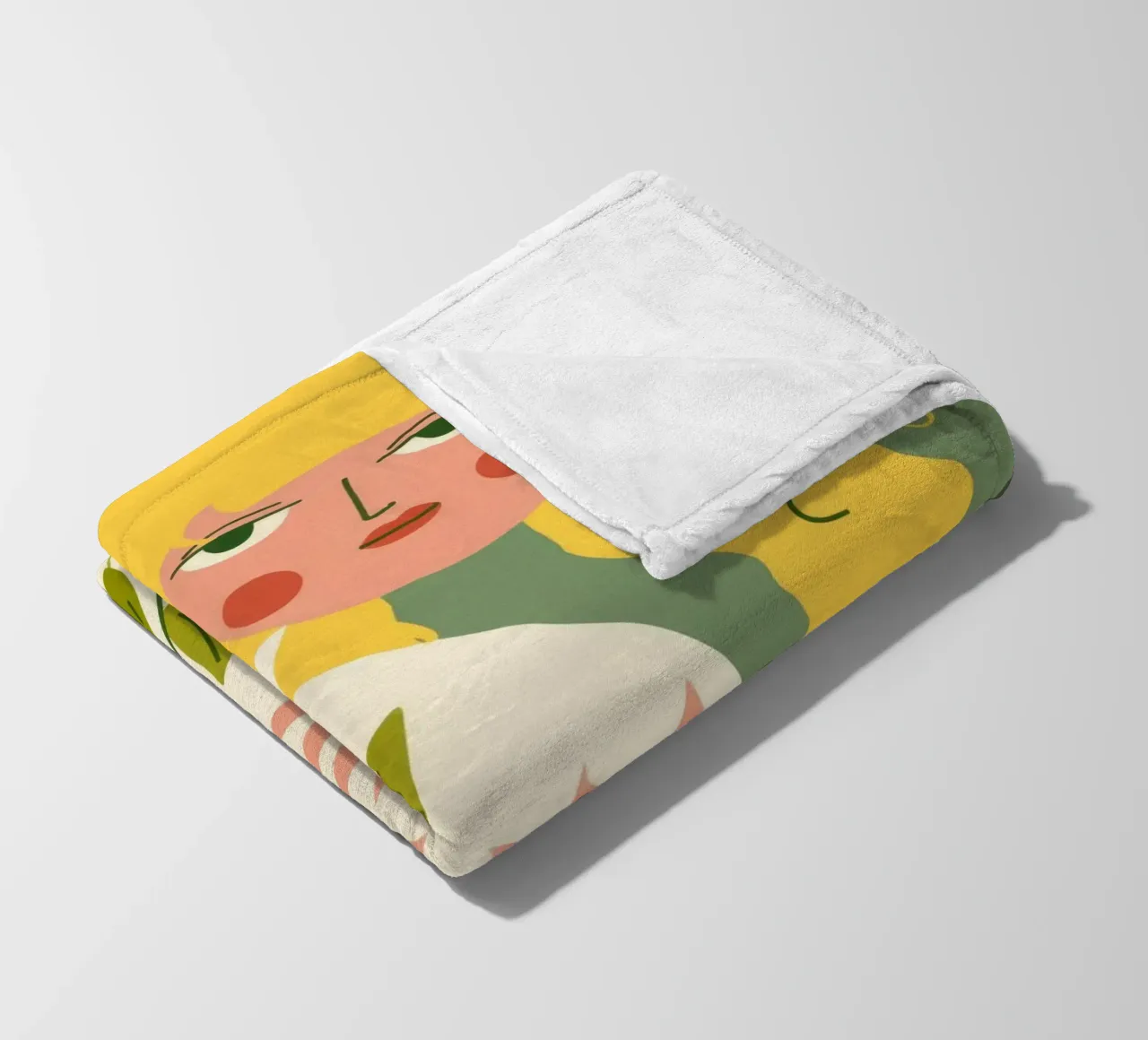 Ritratto di bouquet di fiori coperta in pile da Emery Kate