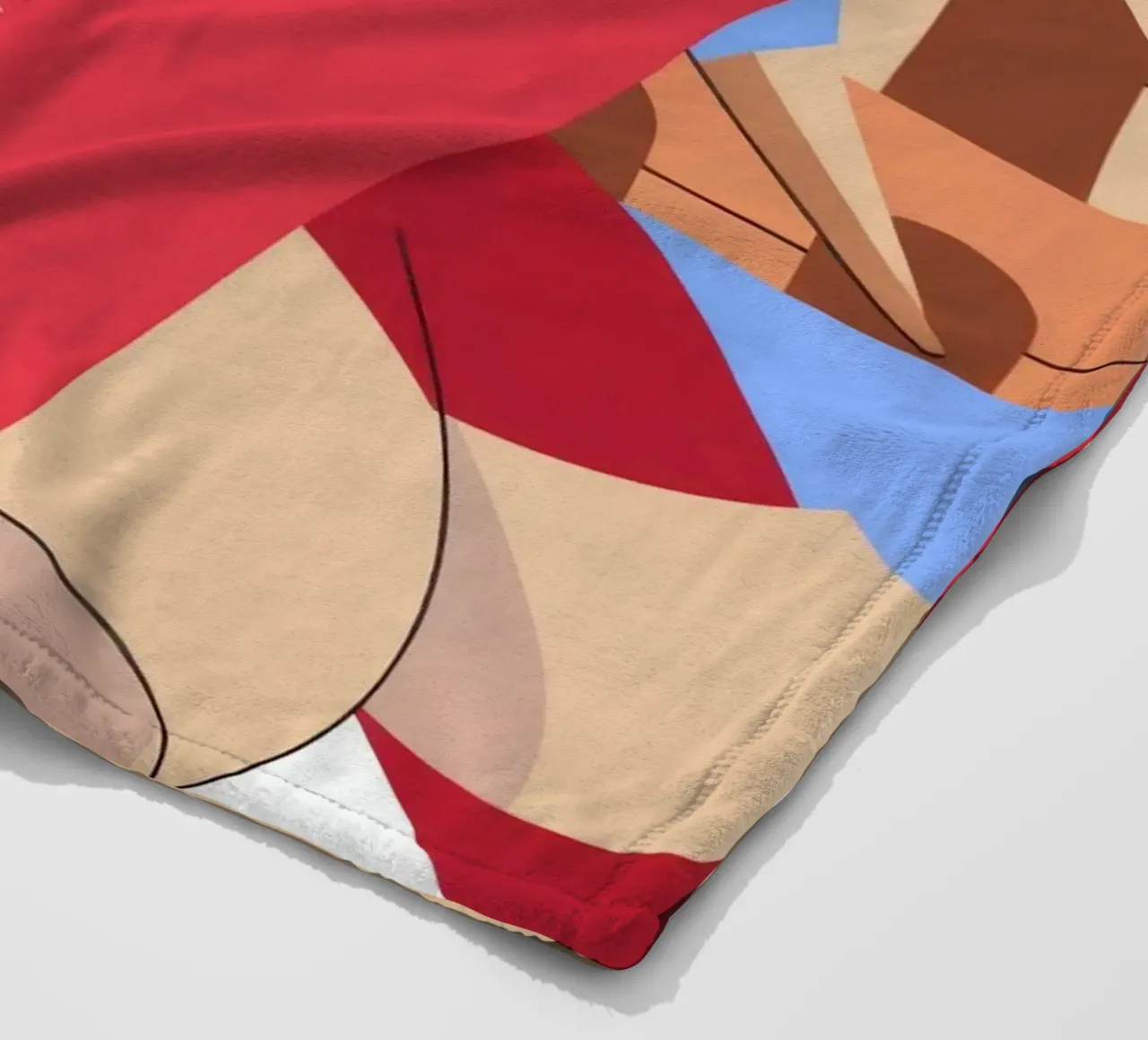 Ritratto rosso Colosseo coperta in pile da Emery Kate