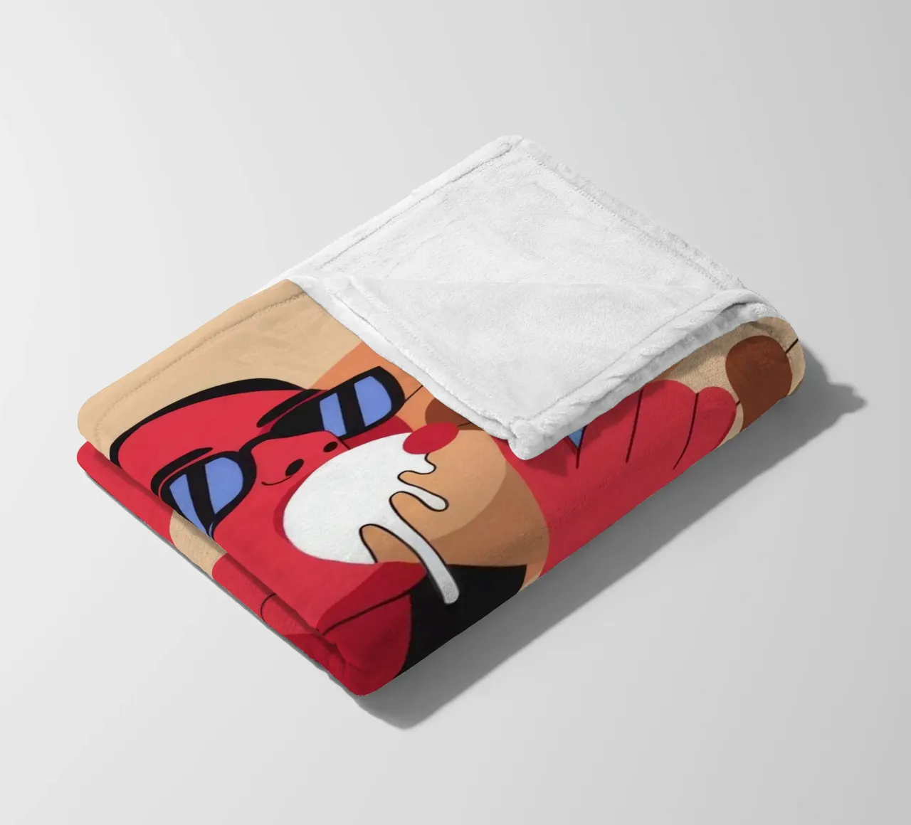Ritratto rosso Colosseo coperta in pile da Emery Kate