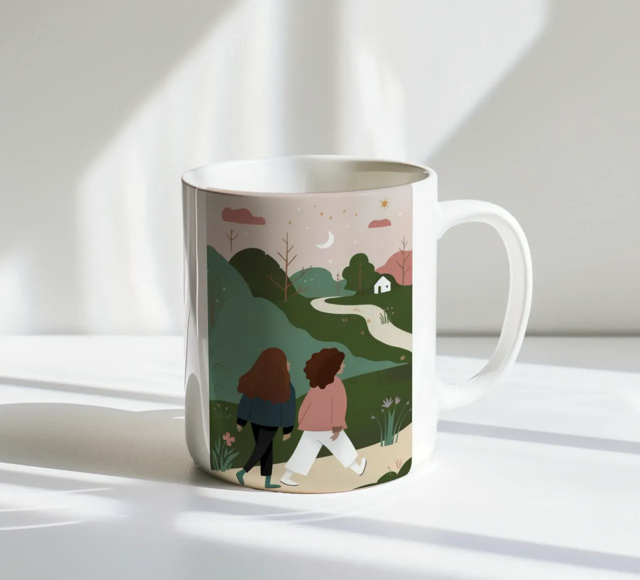 Passeggiata in campagna tazza in ceramica da Emery Kate