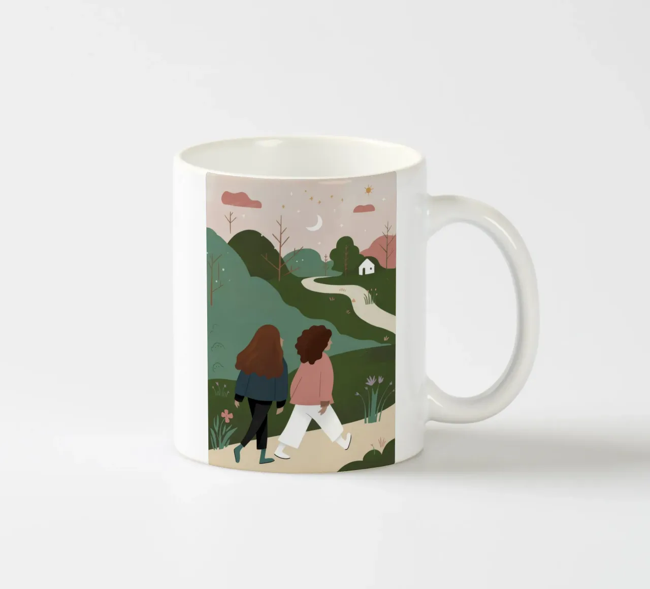 Passeggiata in campagna tazza in ceramica da Emery Kate