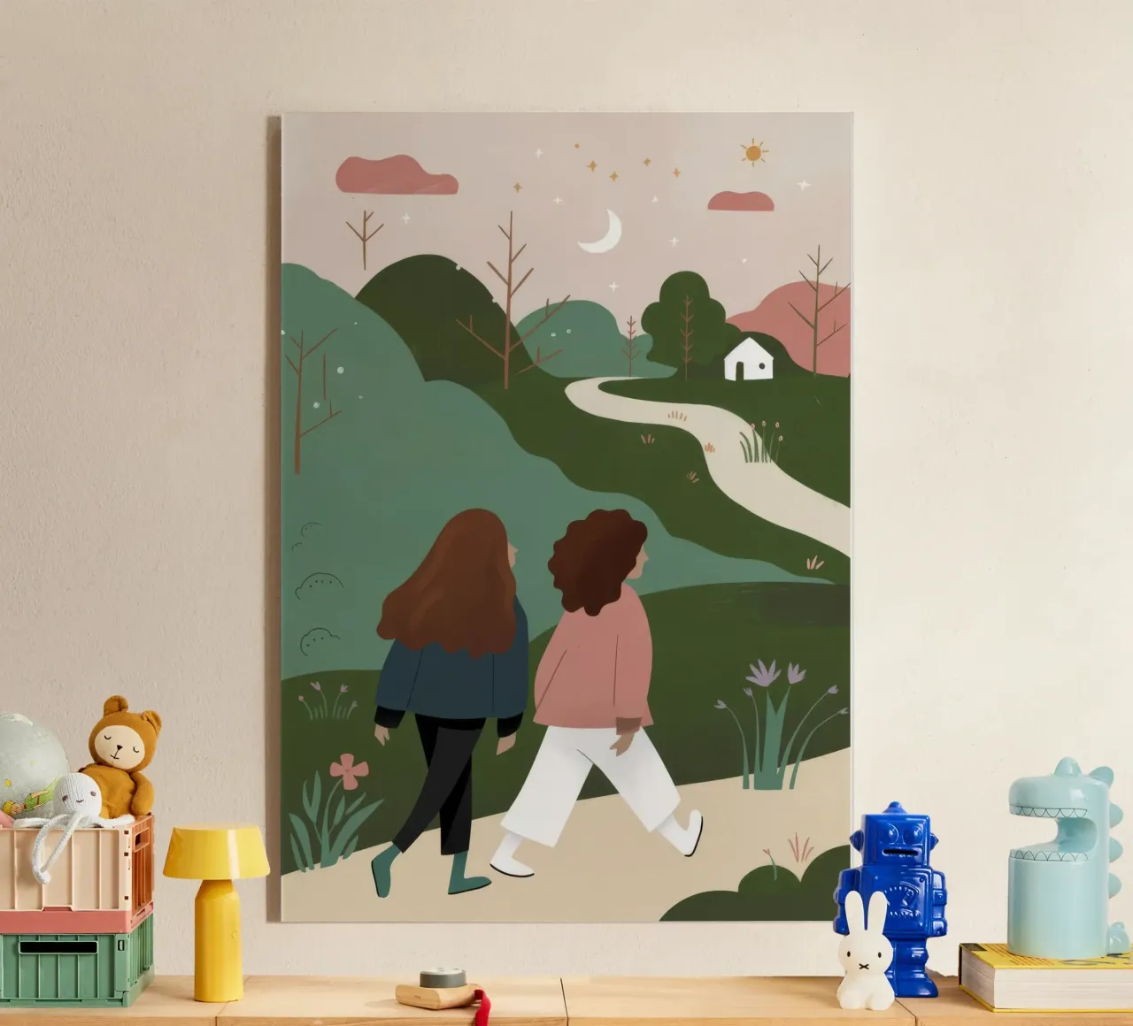 Countryside Walk acrylic glass by Emery Kate