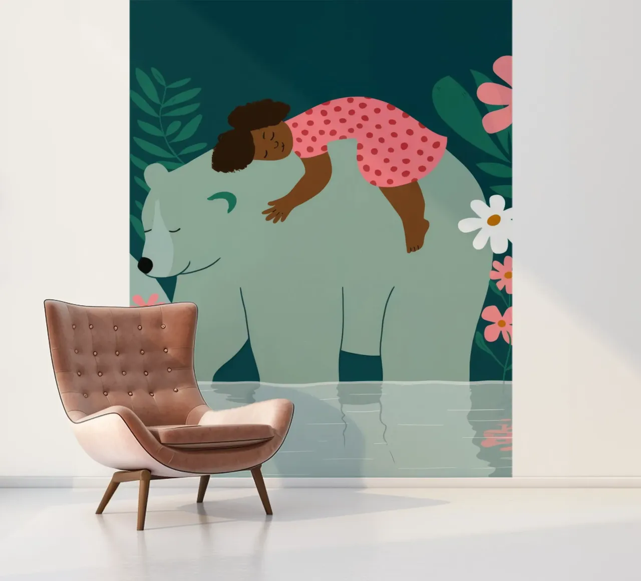 Repose-dos d'ours papier peint photo de Emery Kate