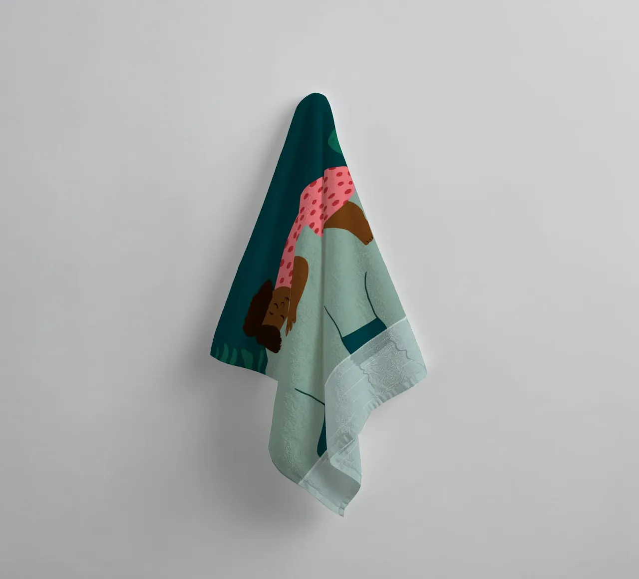 Bear Back Rest towel by Emery Kate